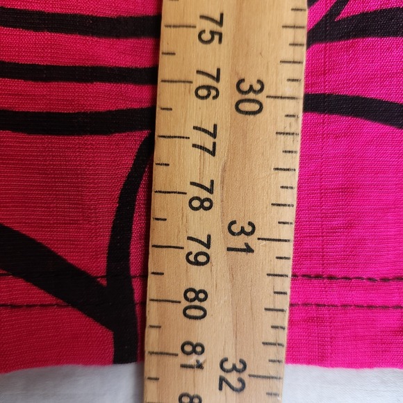 Fashion Concepts Artsy Dress Size M Lagenlook Pink Black Pocket Casual - Picture 8 of 8